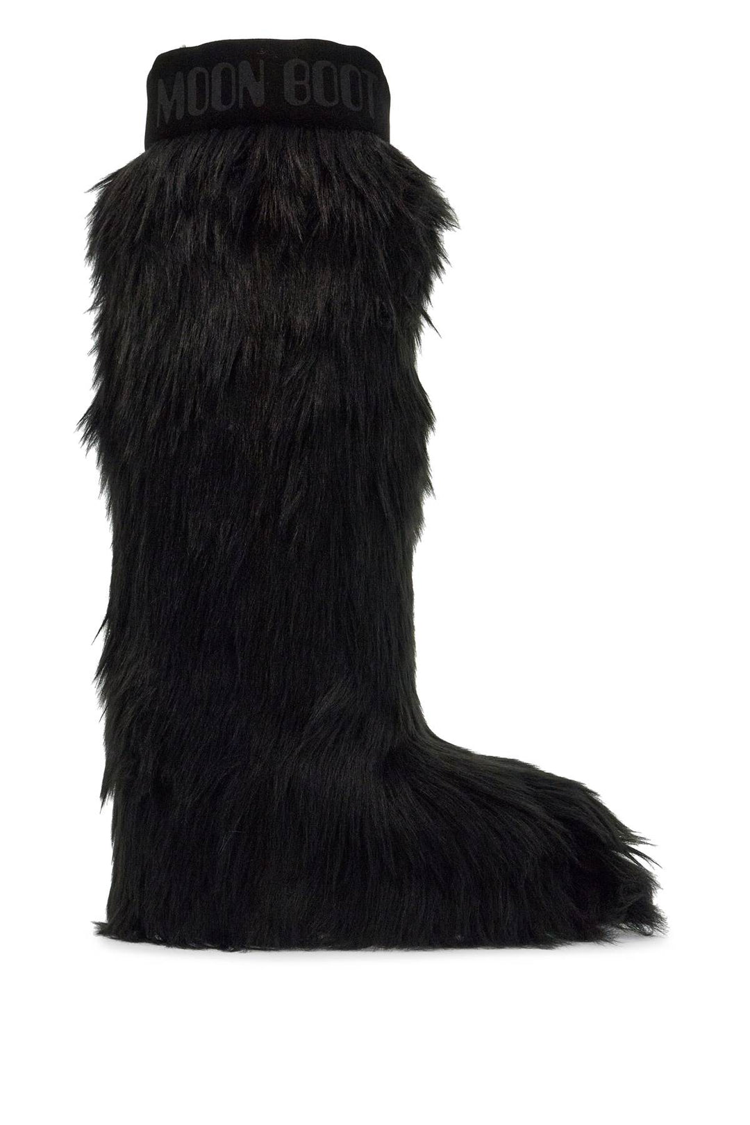 Black Suede Icon Yeti Boots With Synthetic Fur Lining