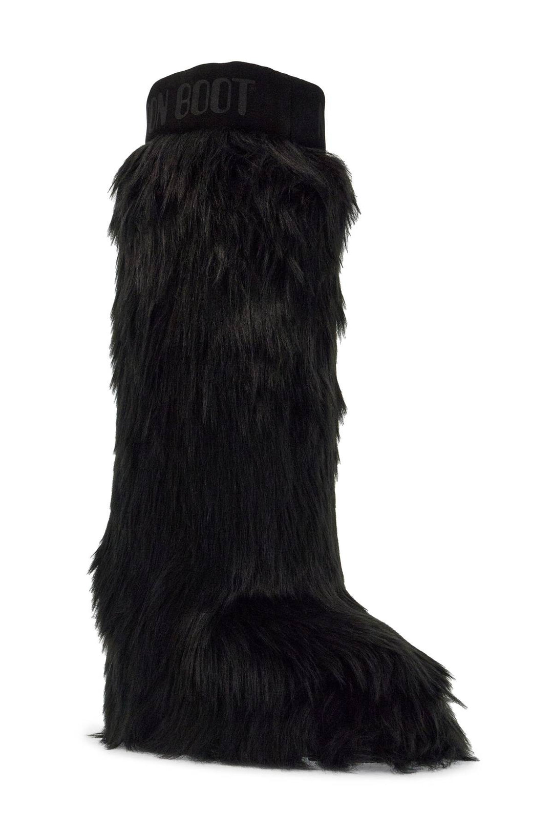 Black Suede Icon Yeti Boots With Synthetic Fur Lining