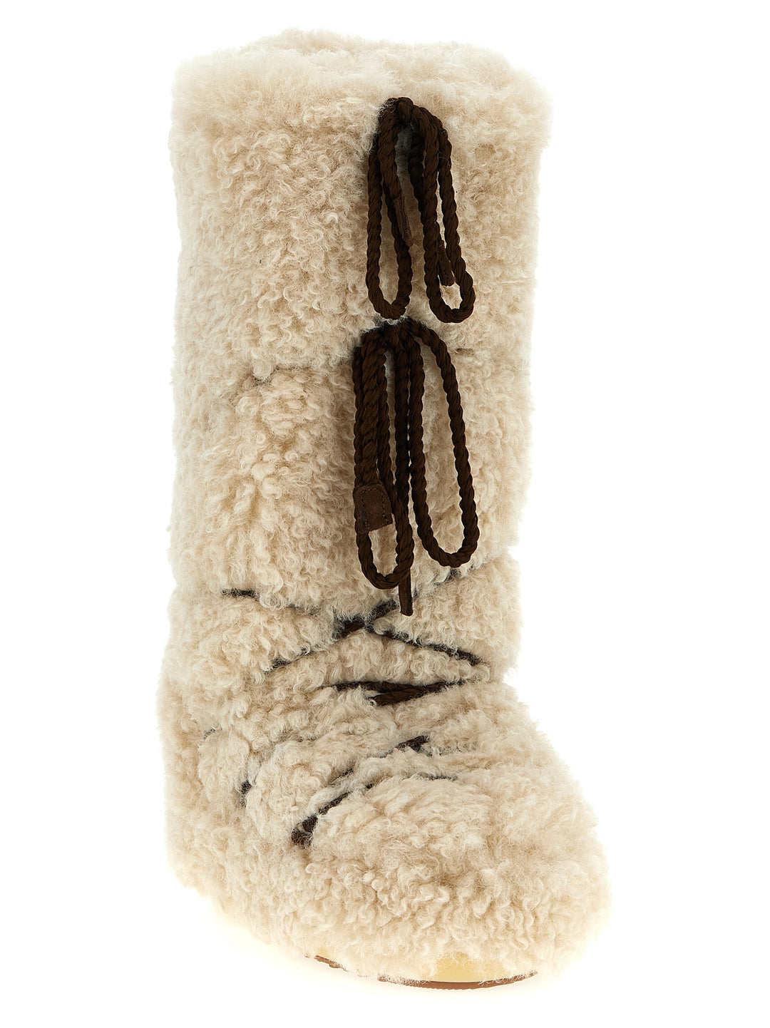 Moon Boot Icon Curly Extra Boots and Ankle Boots - White | 9764022a7cea578b7c8af263891b8e3af8317e56