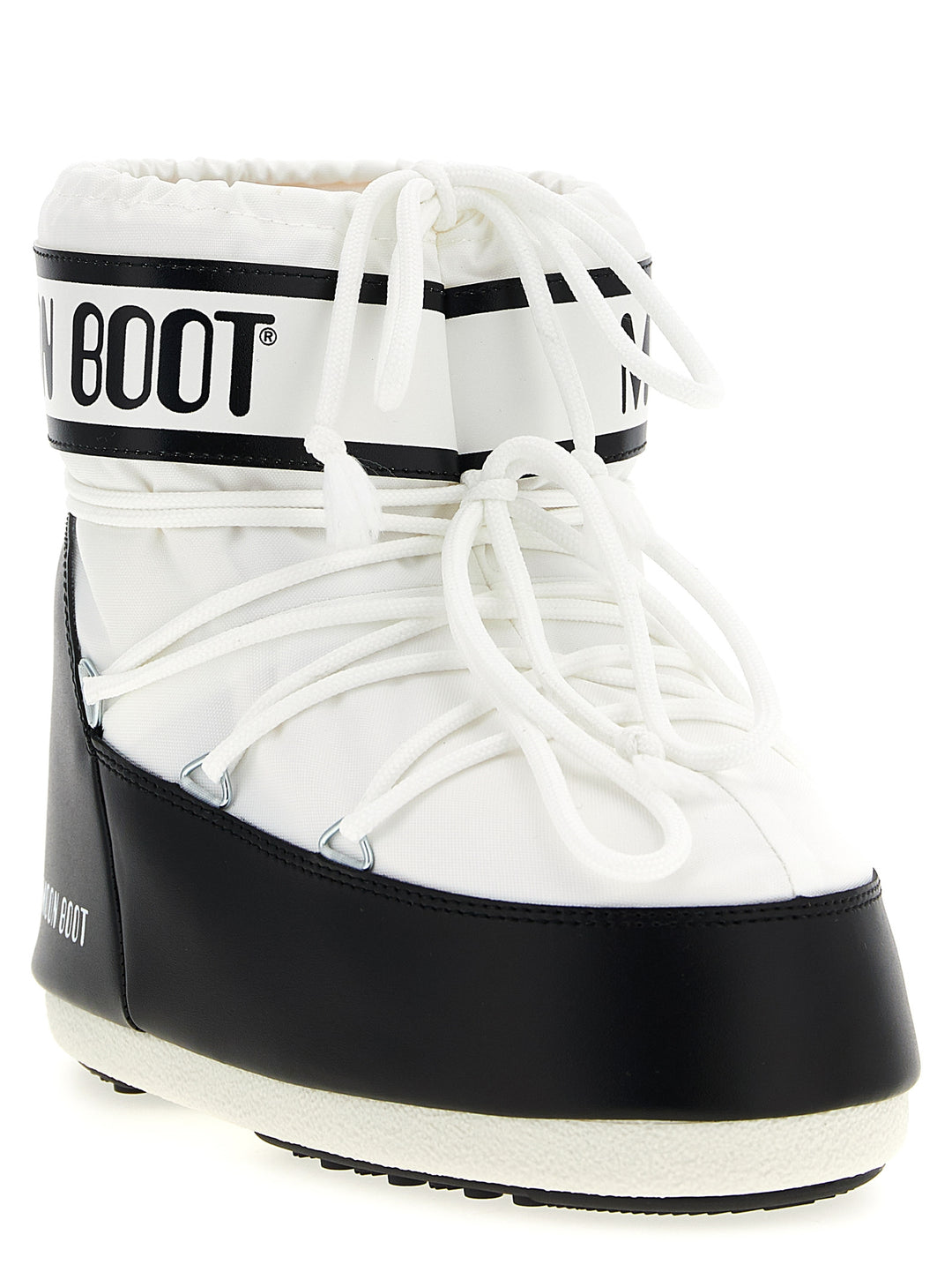 Moon Boot Icon Low Boots and Ankle Boots - White/Black | 4ec097381f32cf054279f022b3b5690362a2cefe