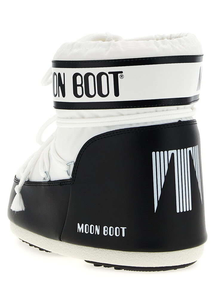 Moon Boot Icon Low Boots and Ankle Boots - White/Black | bac4a292c7d6a0af00f83cb3fdc6e9b0c3b93664