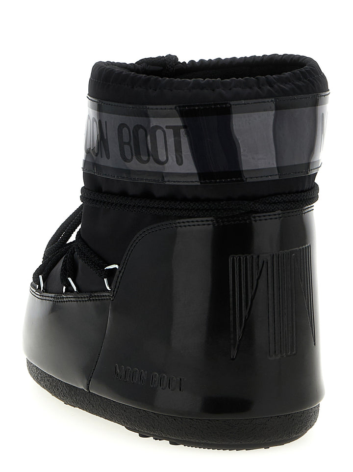 Moon Boot Icon Low Glance Boots and Ankle Boots - Black | 0e2eabbcd4d32311f697d5426e75d33277d44e4c