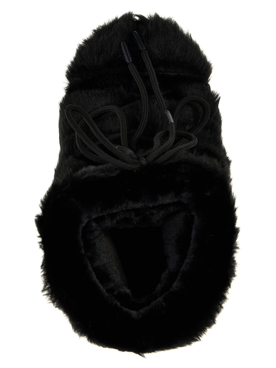 Ltrack Tube Faux Fur Boots, Ankle Boots Black