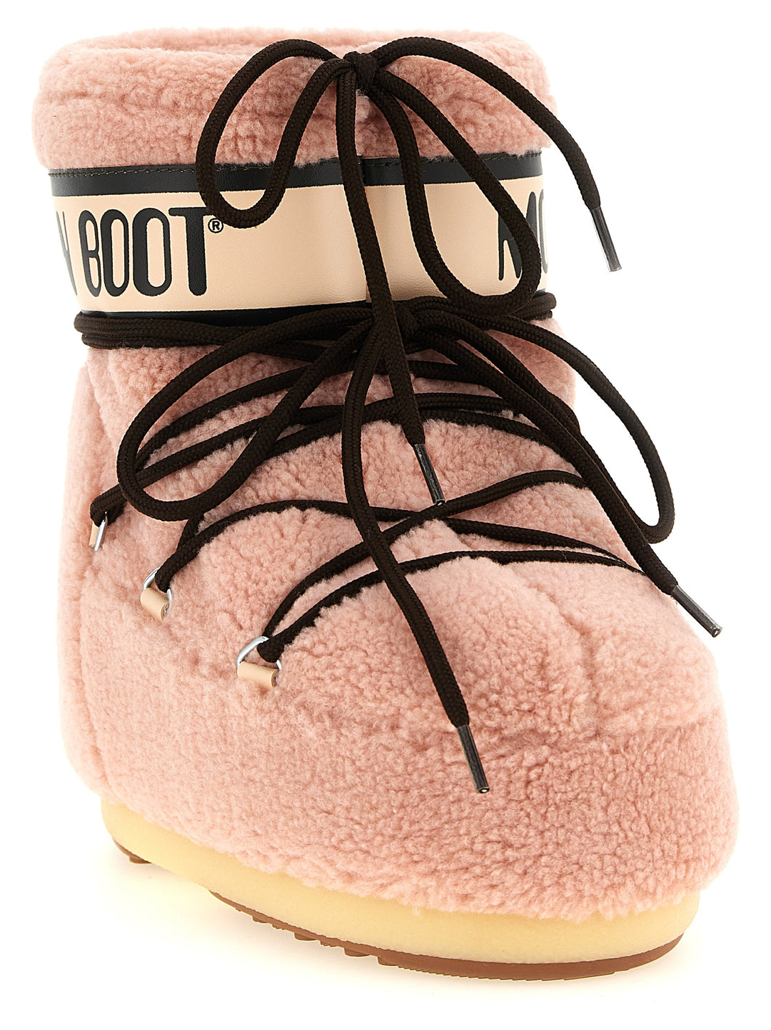 Moon Boot Icon Low Fleece Ankle Boots Boots and Ankle Boots - Pink | 219f2fca0a46c3ea3db6e53f99d55b12e0be1632
