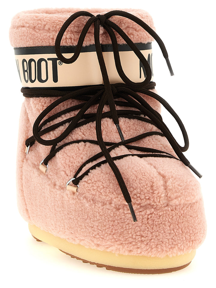 Moon Boot Icon Low Fleece Ankle Boots Boots and Ankle Boots - Pink | 219f2fca0a46c3ea3db6e53f99d55b12e0be1632