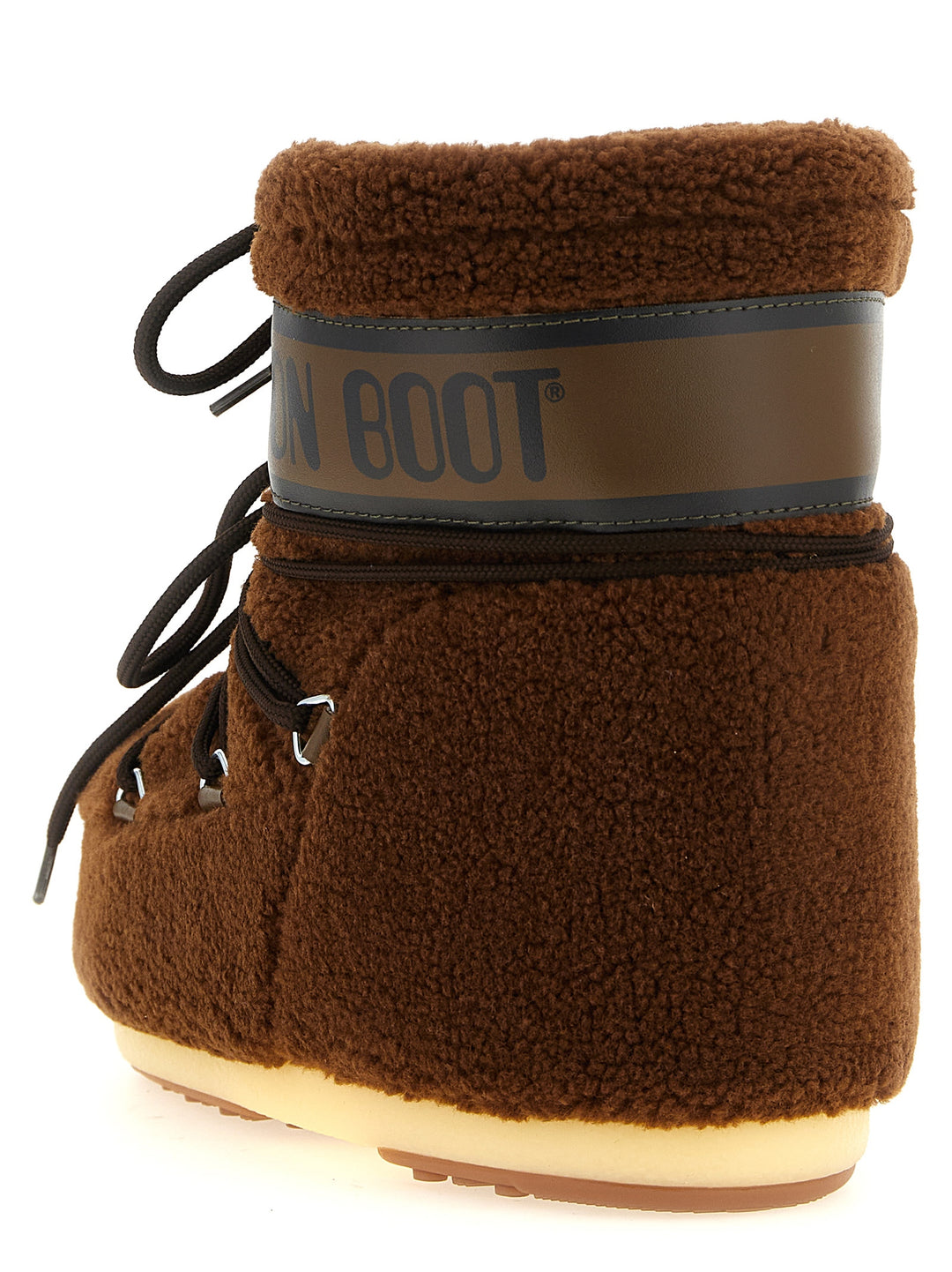 Moon Boot Icon Low Fleece Ankle Boots Boots and Ankle Boots - Brown | 8745010fad0b2c6642a7fb1bacfc56085008f73b
