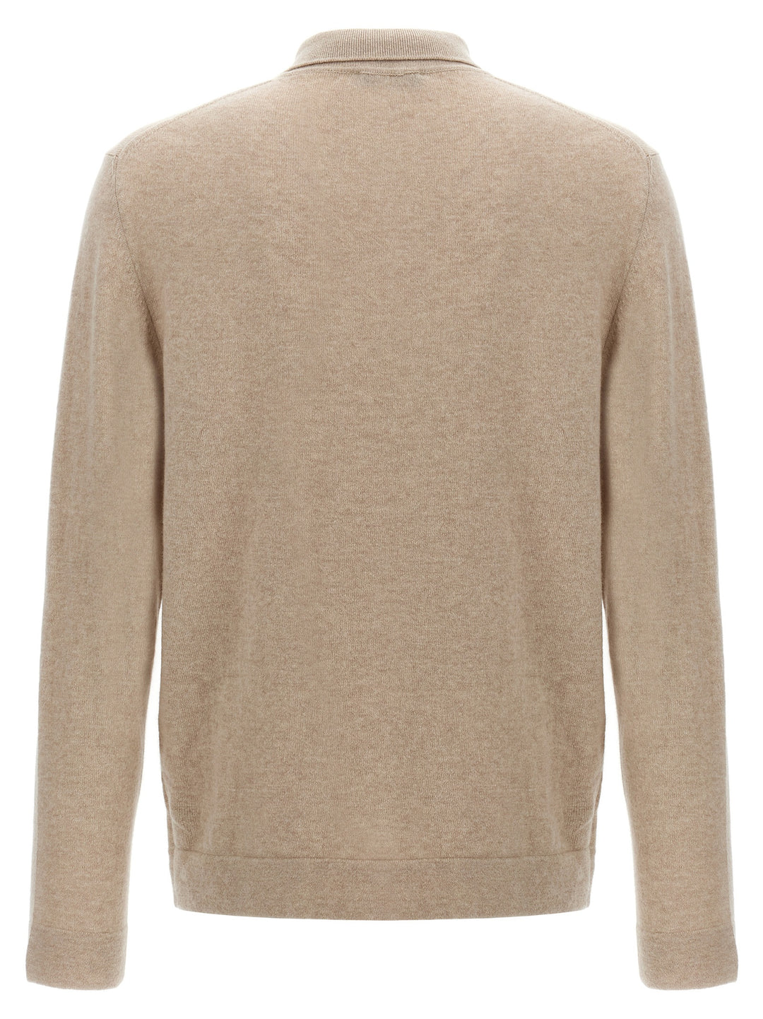 Cashmere Wool  Shirt Polo Beige