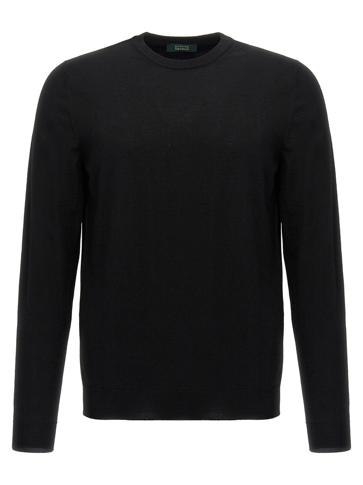 Wool Sweater T-Shirt Black