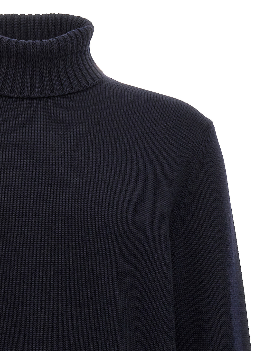 High Neck Sweater Sweater, Cardigans Blue