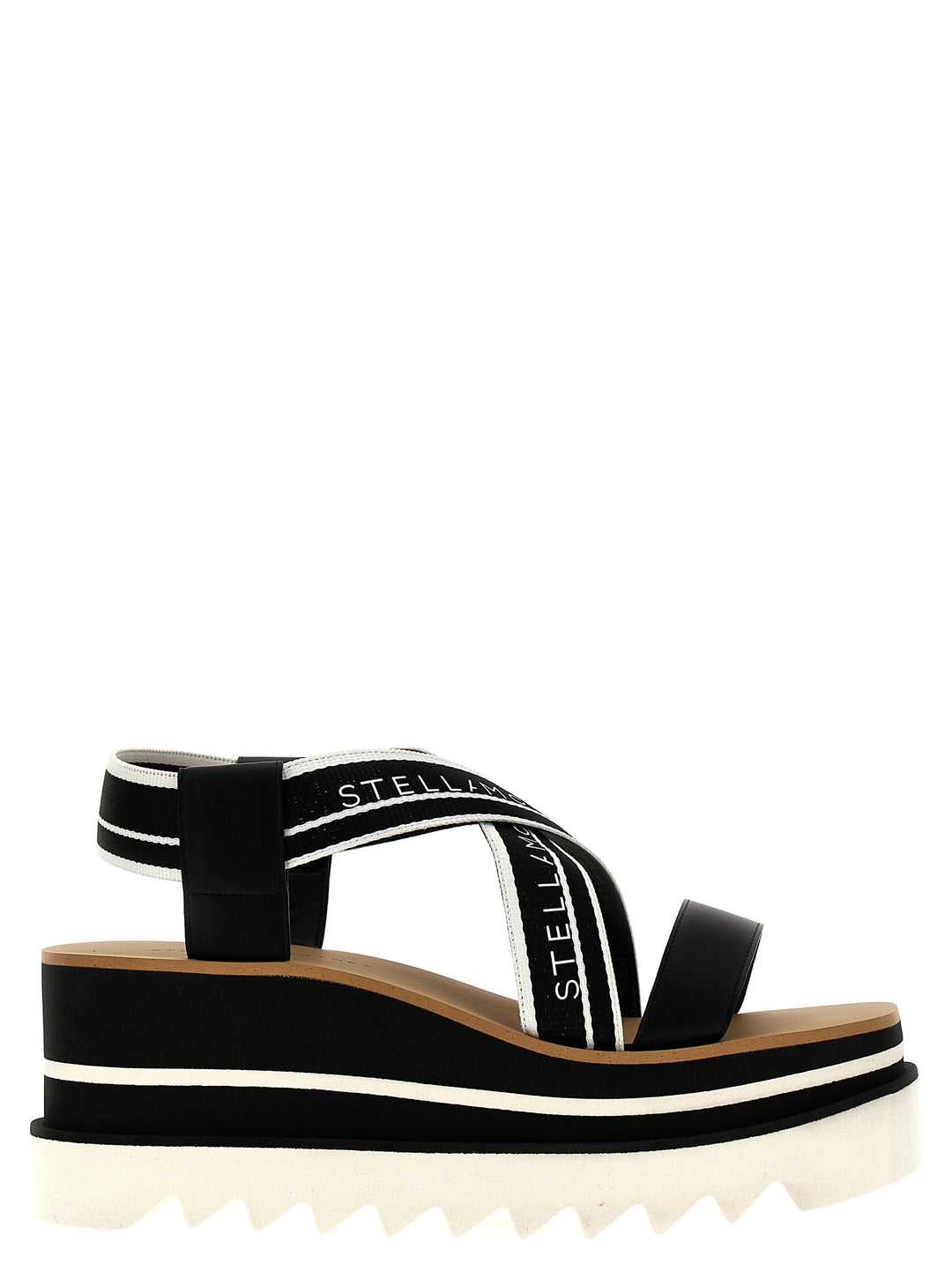 Stella Mccartney Sneak Elyse Sandals - White/Black | 3bb8c5acde5dee87ccf204902b29269ba96c449b
