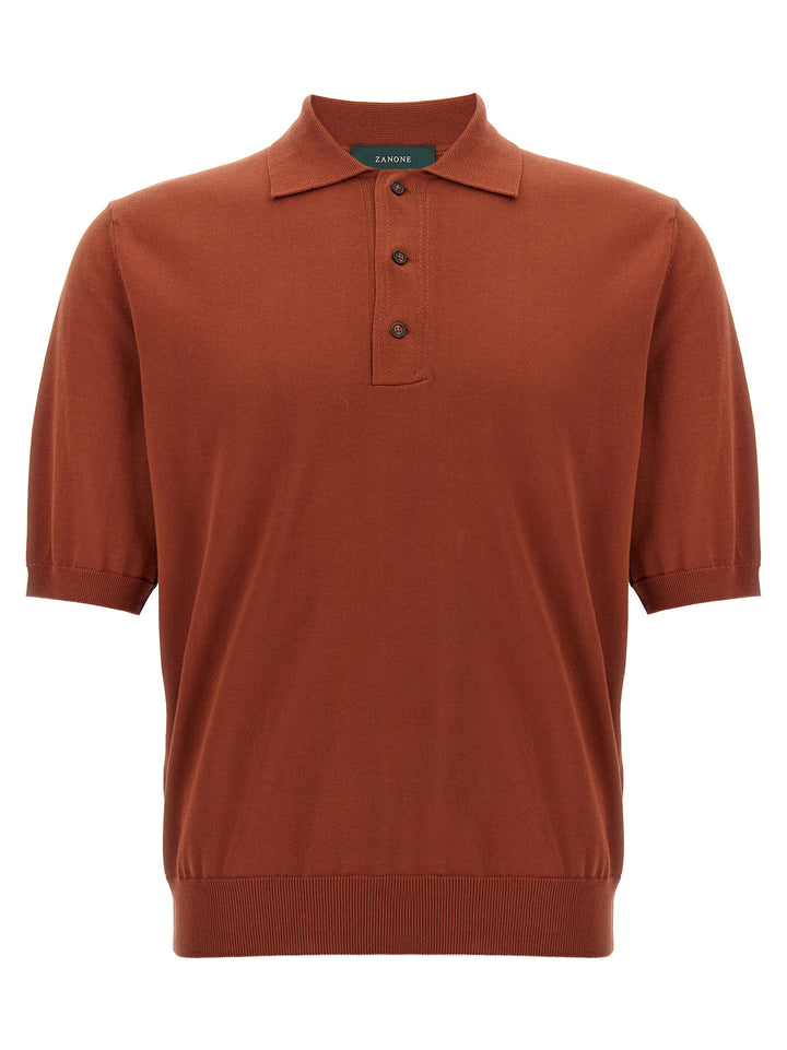 Cotton Shirt Polo Red