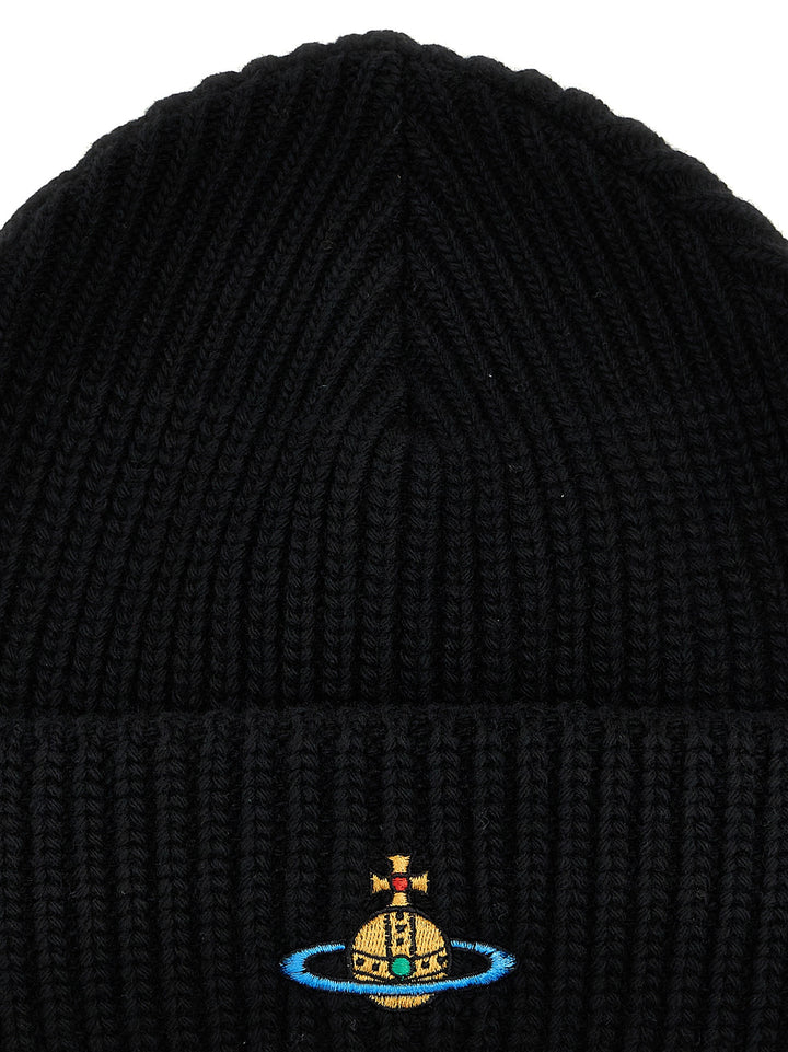 Orb Logo Beanie Hats Black