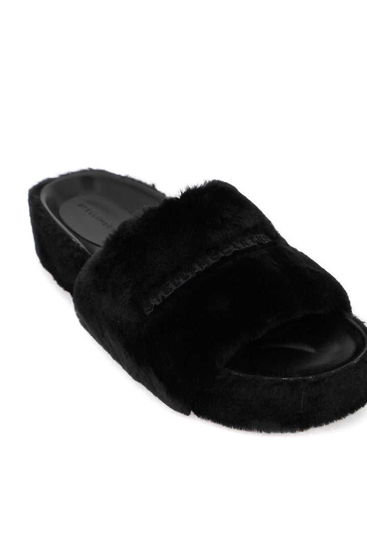 Faux Fur Slides