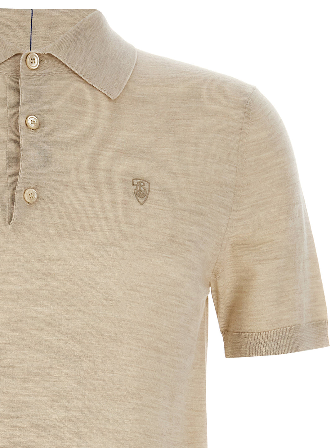 Wool  Shirt Polo Beige