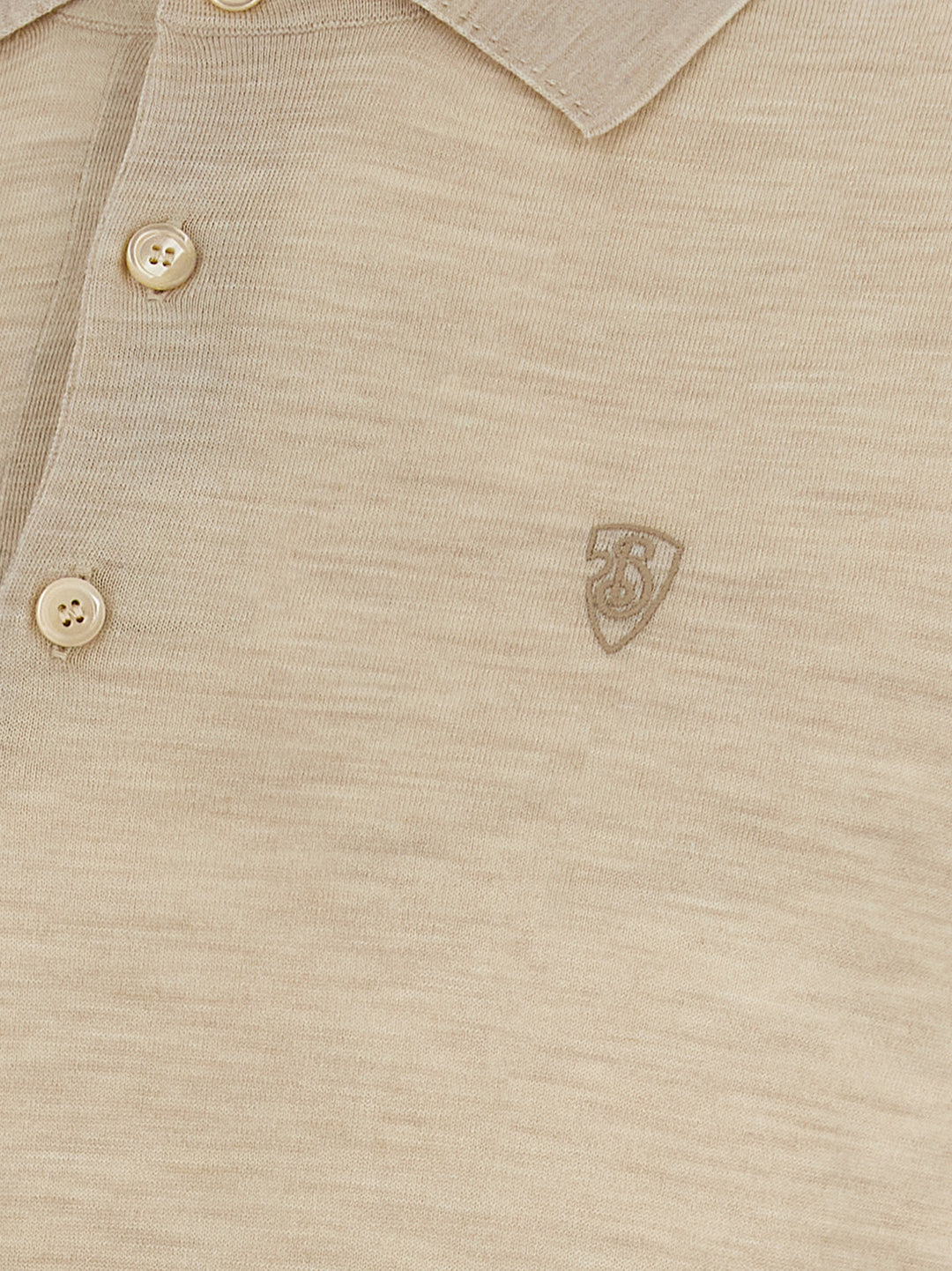 Wool  Shirt Polo Beige