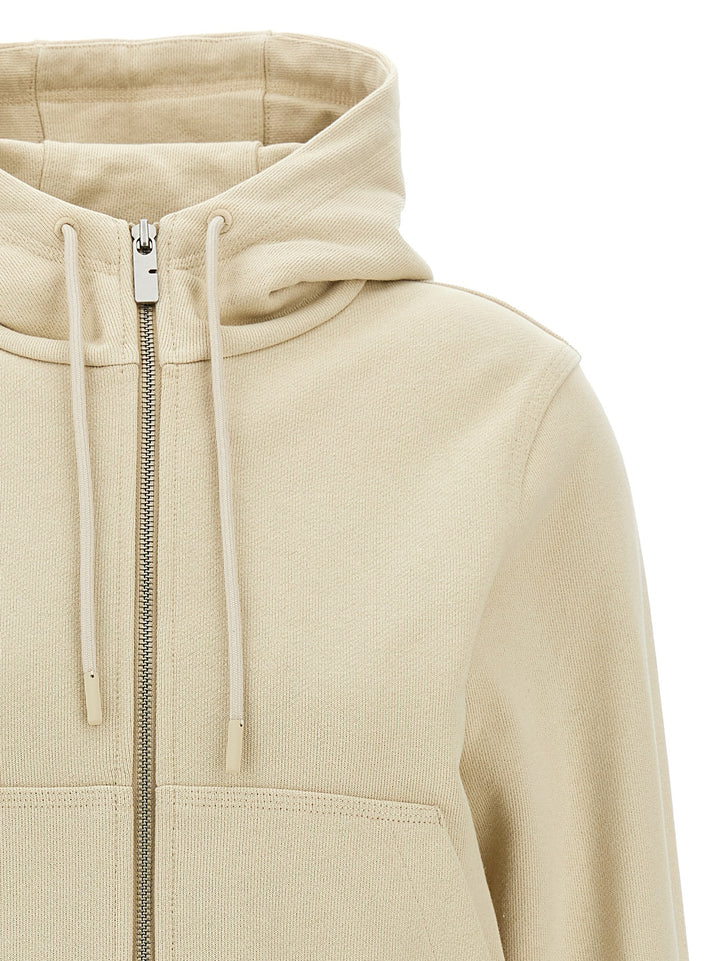 Logo Hoodie Sweatshirt Beige