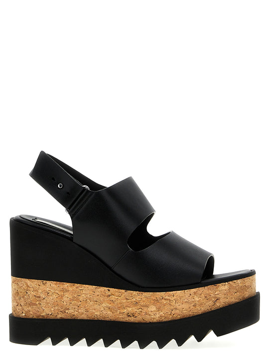 Sneak-Elyse Wedges Black