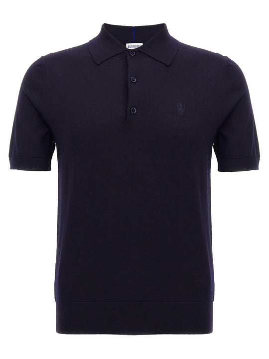Wool Shirt Polo Blue