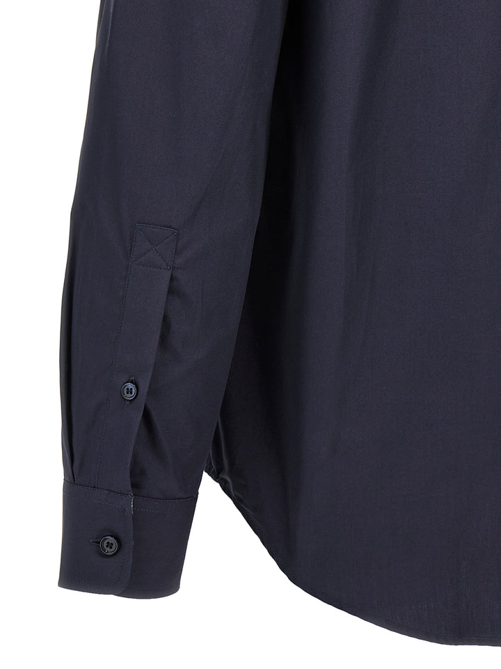 Burberry Logo Embroidery Shirt Shirt and Blouse - Blue | d8586256830a5a99232015c5f9374fc9cf2e18da