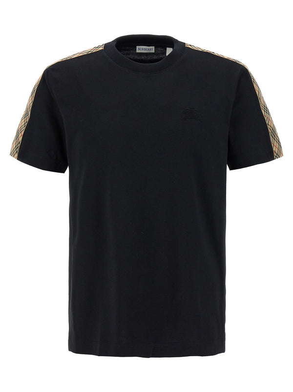 Check Tape T-Shirt Black