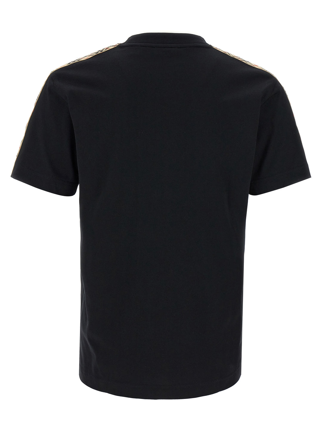 Burberry Check Tape T-shirt - Black | 010e3c838e1ac07b8dae289600e47b2c0c870fa2