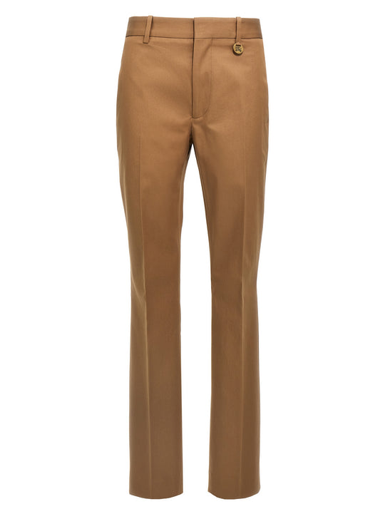 Straight Pants Beige