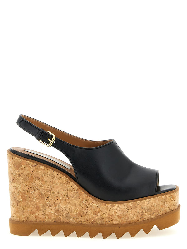 Sneak-Elyse Wedges Black