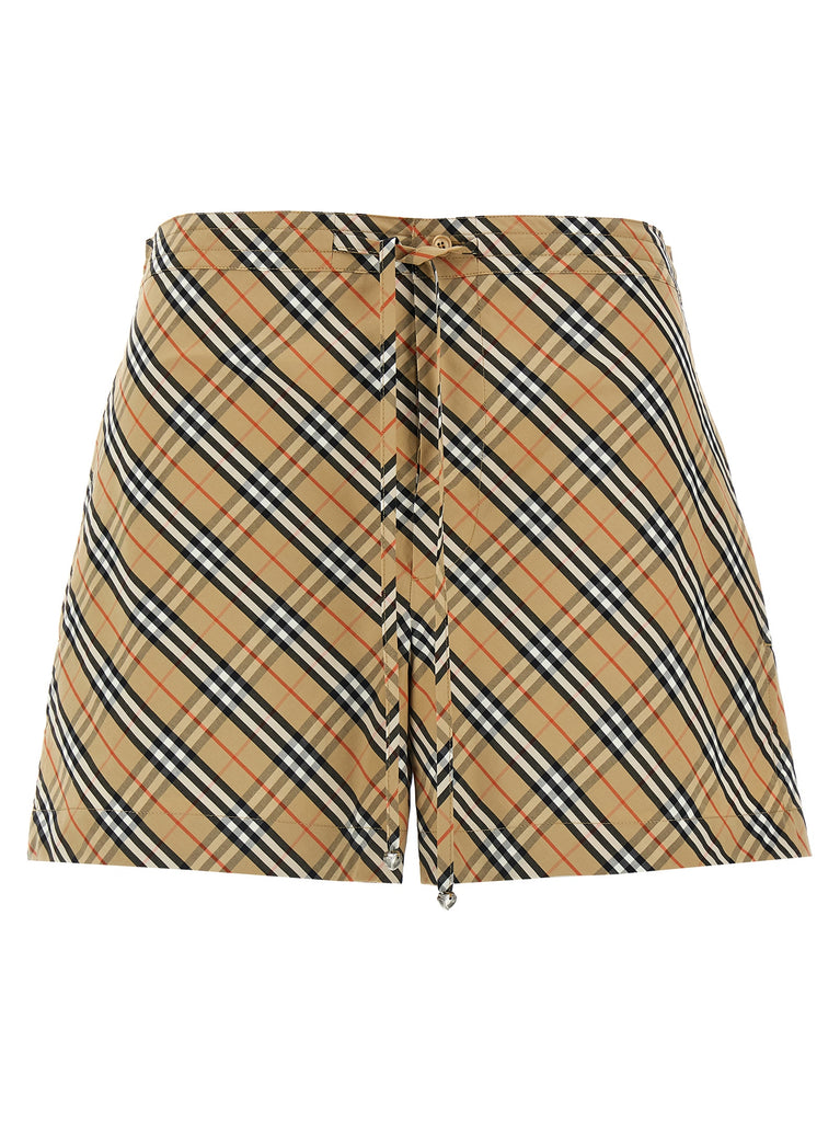 Burberry Check Bermuda And Short Multicolor | Wanan Luxury