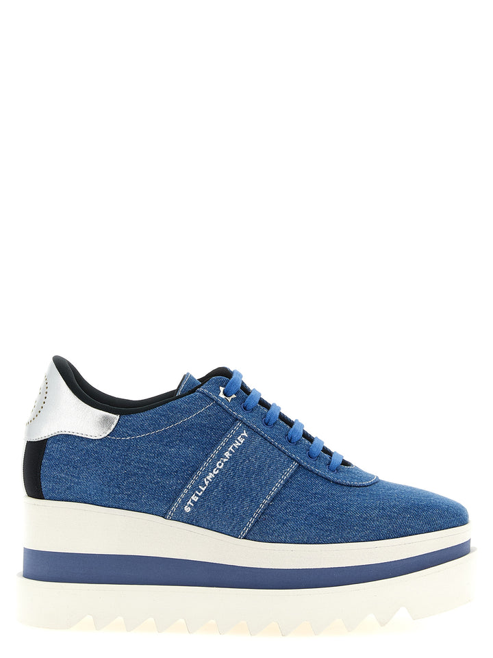 Stella Mccartney Sneakelyse Wedges - Blue | bd3c77b4b452f0e47fd71faf4a9e35fe3a9be1c9