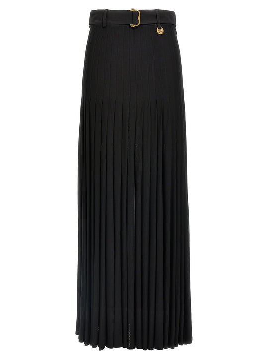 Pleated Skirt Skirts Black