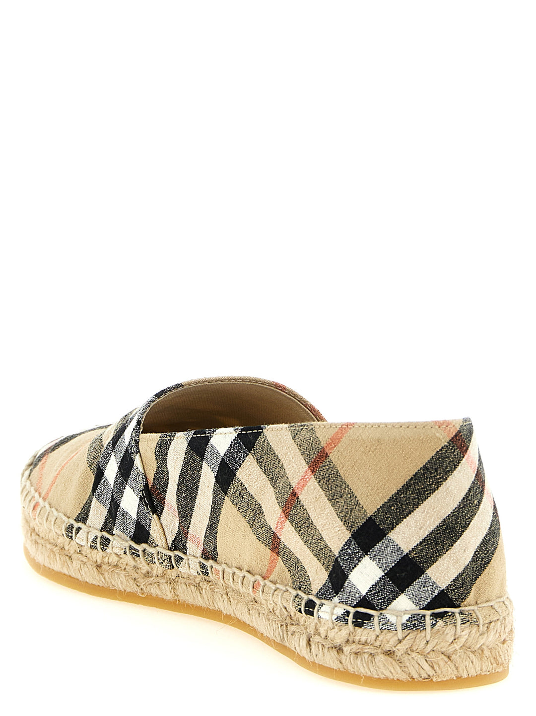 Burberry Check Espadrilles Flat shoes - Beige | b94beb7869302ca6ca63c5a894132184aadd8c25