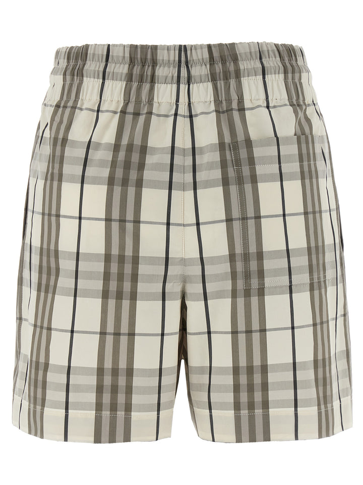 Burberry Check Bermuda Shorts Bermuda and Short - Gray | ef9e485814920f9656c187a5a9106369c002d5ae