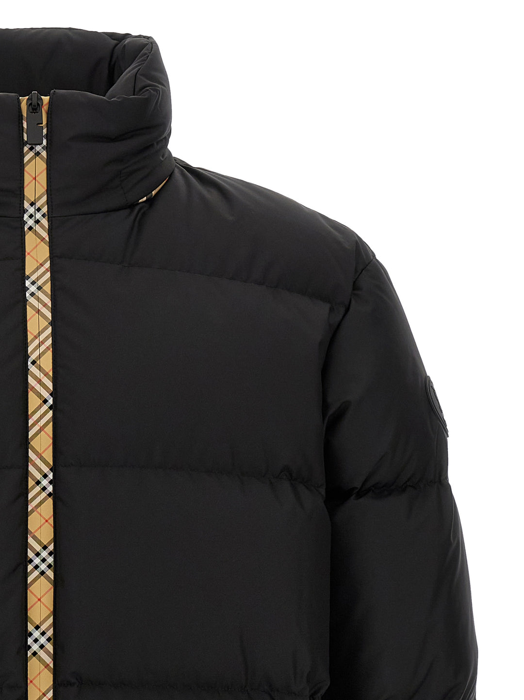 Burberry Snowdon Puffer Jackets - Black | 42a676f5653eb2f2d79104820e1cb88c2421fc20