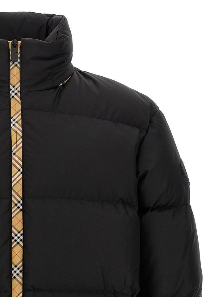 Burberry Snowdon Puffer Jackets - Black | 42a676f5653eb2f2d79104820e1cb88c2421fc20