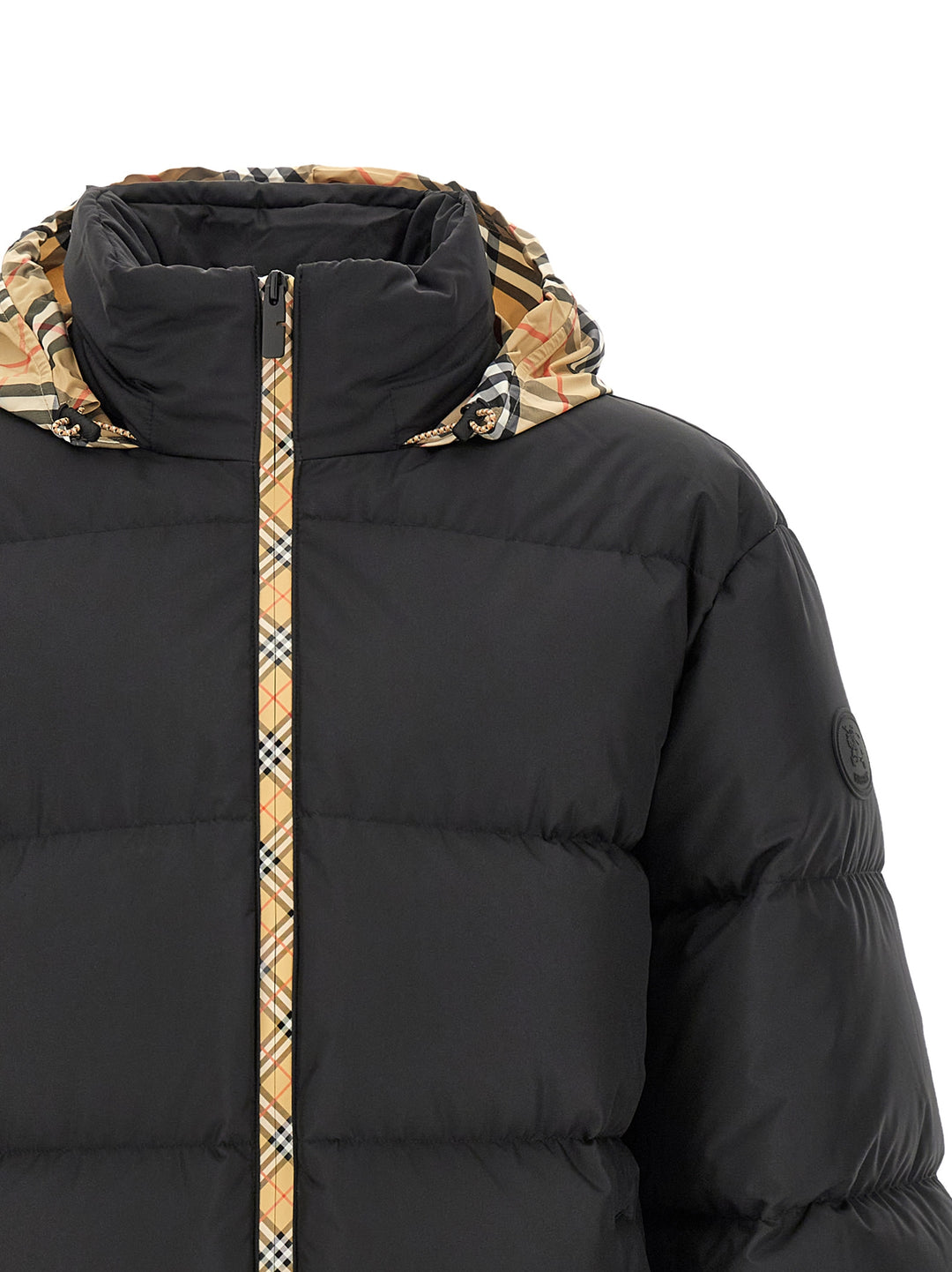 Burberry Snowdon Puffer Jackets - Black | 3ca73178c932c510cb5ce0c3abfec929c87fb12e