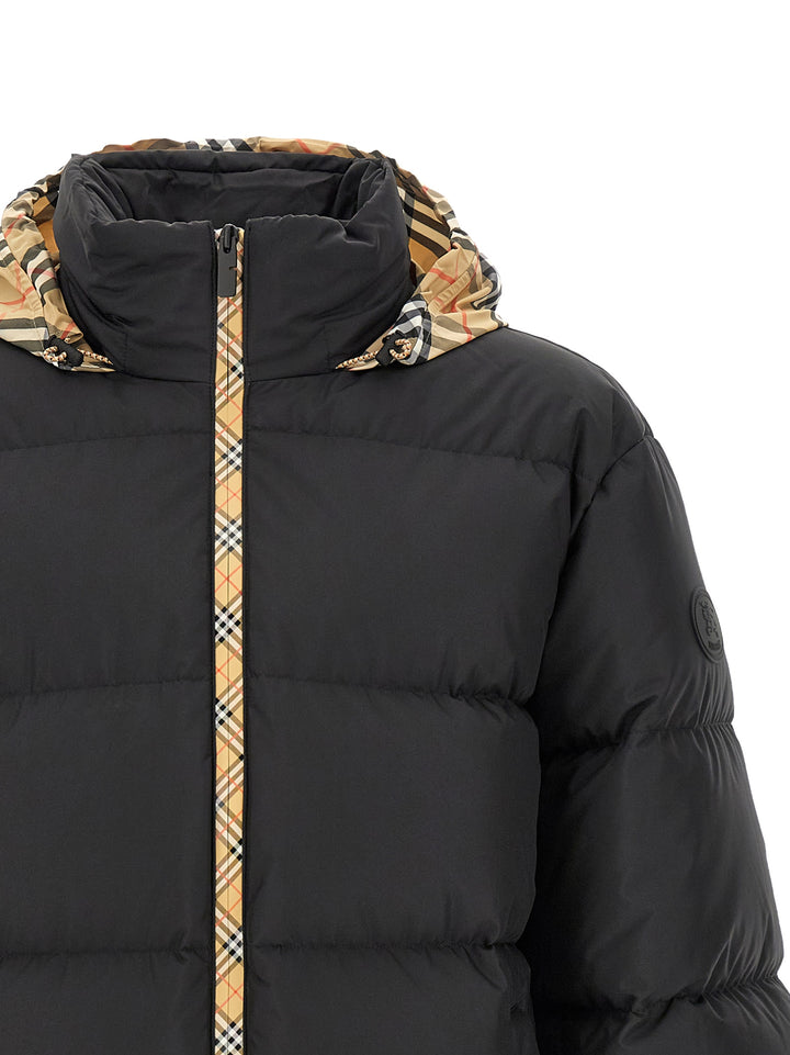 Burberry Snowdon Puffer Jackets - Black | 3ca73178c932c510cb5ce0c3abfec929c87fb12e