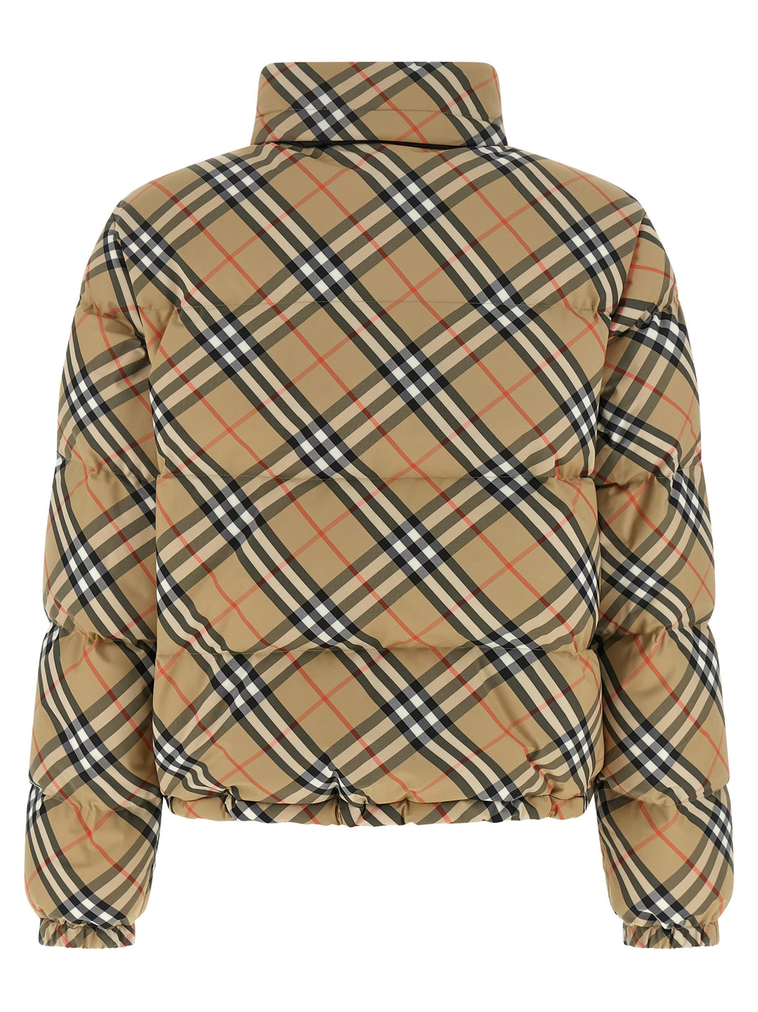 Burberry Ambleside Check Puffer Jackets - Beige | fc2aa5ba3d5ffc6cf47c027d151b6f8590a442cc