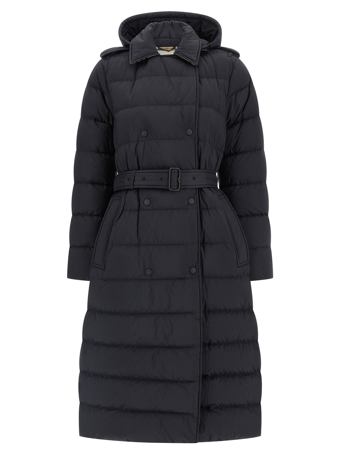 Burberry Padded Trench Coat Puffer Jackets - Black | efc93befe4acaebb3c561a516e5a5336bc8e1521