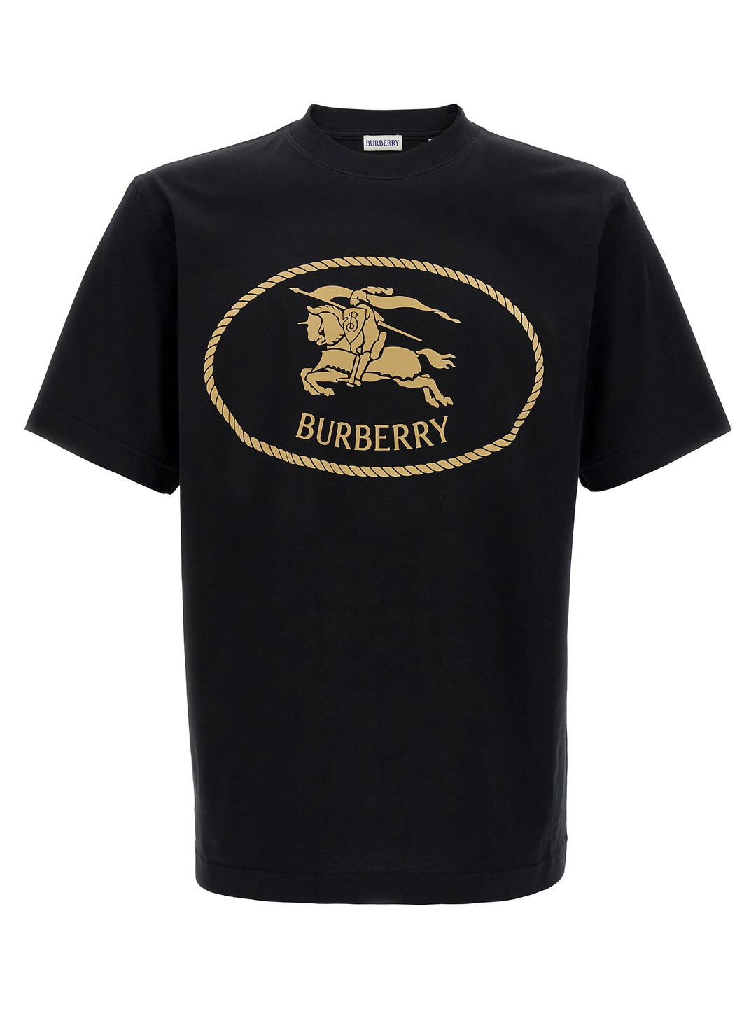 Burberry Knight Stamp T-shirt - Black | eef7a097bcbe0448c8ae71fa28658e6d68d5b838