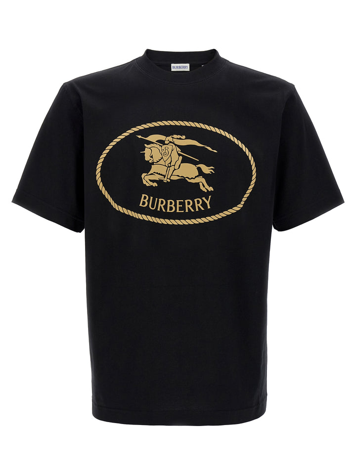 Burberry Knight Stamp T-shirt - Black | eef7a097bcbe0448c8ae71fa28658e6d68d5b838