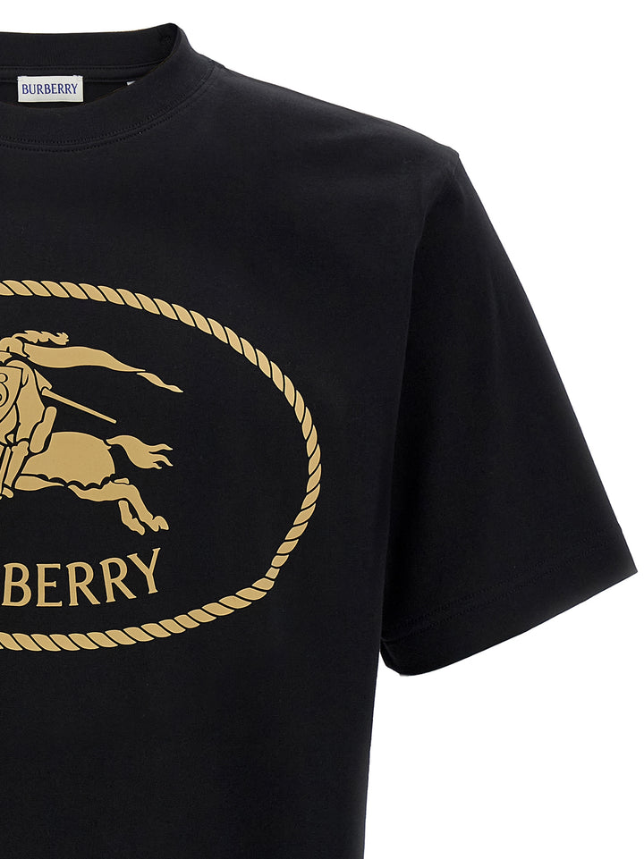 Burberry Knight Stamp T-shirt - Black | 375c63d94e6e141f5ab8af5352f16949159a86e2