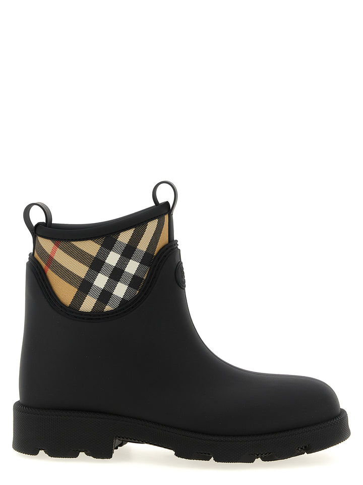 Burberry Marsh Stamp Boots and Ankle Boots - Black | 24b9025f1ef96e248a0fa0d1055ee27b5ec55b42