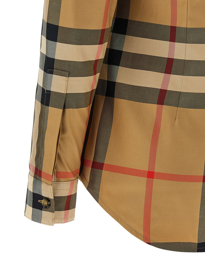 Burberry Lapwing Shirt and Blouse - Beige | ced73a44b77876e5f3b57163b03b60289402a8e4