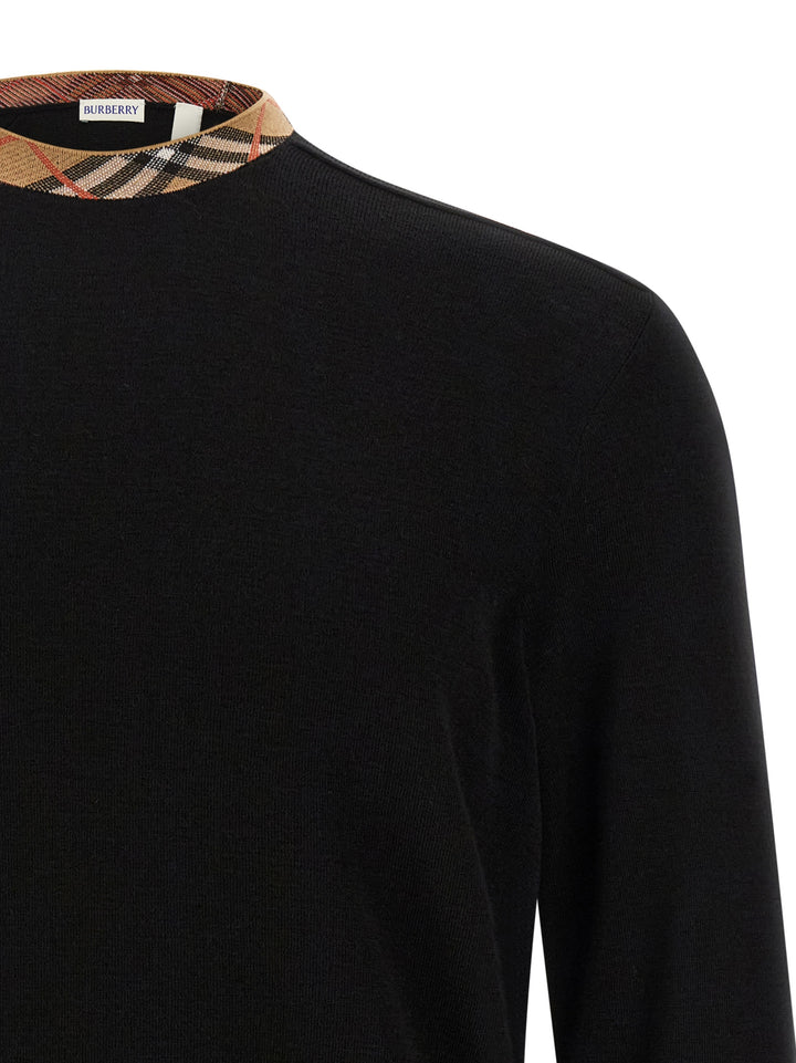 Burberry Check Sweaters and Cardigans - Black | 99e11f3085e6c517a010eb716b8b002338860e17