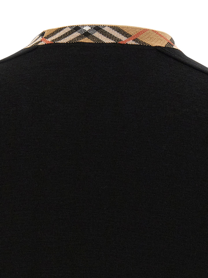 Burberry Check Sweaters and Cardigans - Black | b610db9139da9fe4603d185888f212b7e11ee5e3