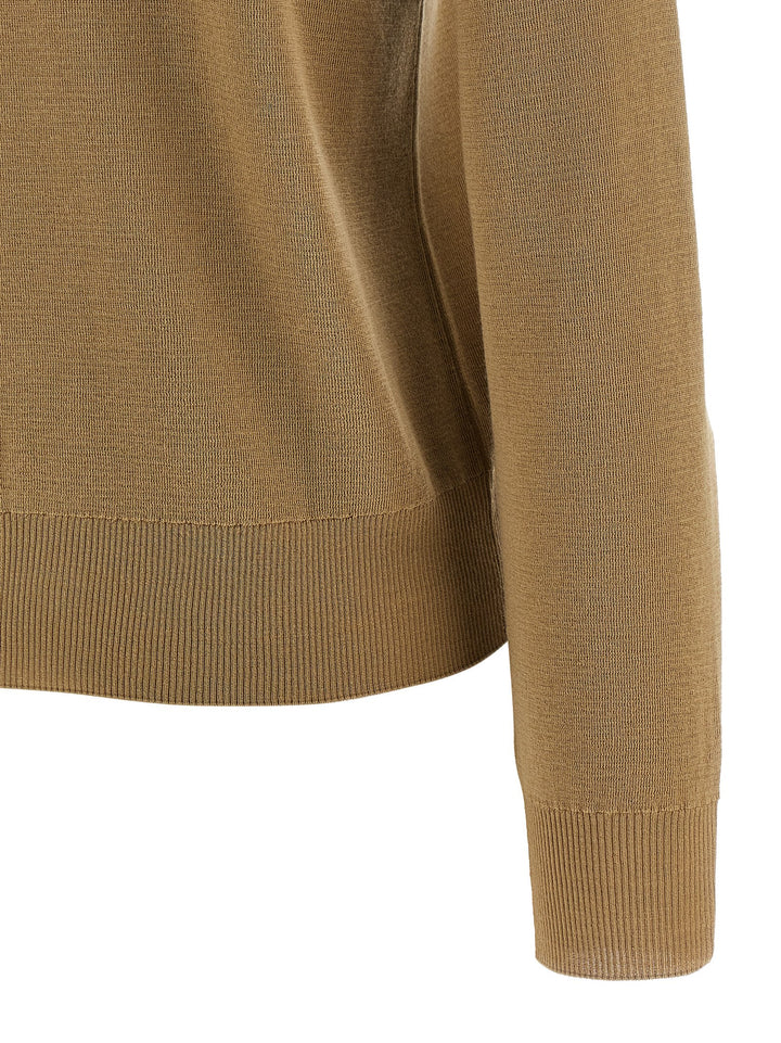 Burberry Check Insert Cardigan Sweaters and Cardigans - Beige | 9cbcdc179234feb0617190ec98492586734a143f