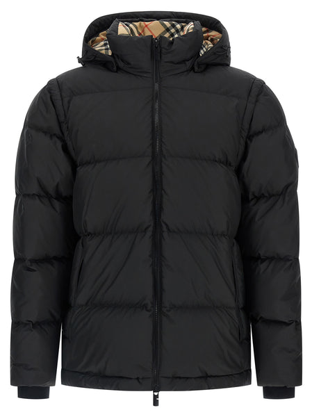 Burberry Bideford Puffer Jackets Black | Wanan Luxury