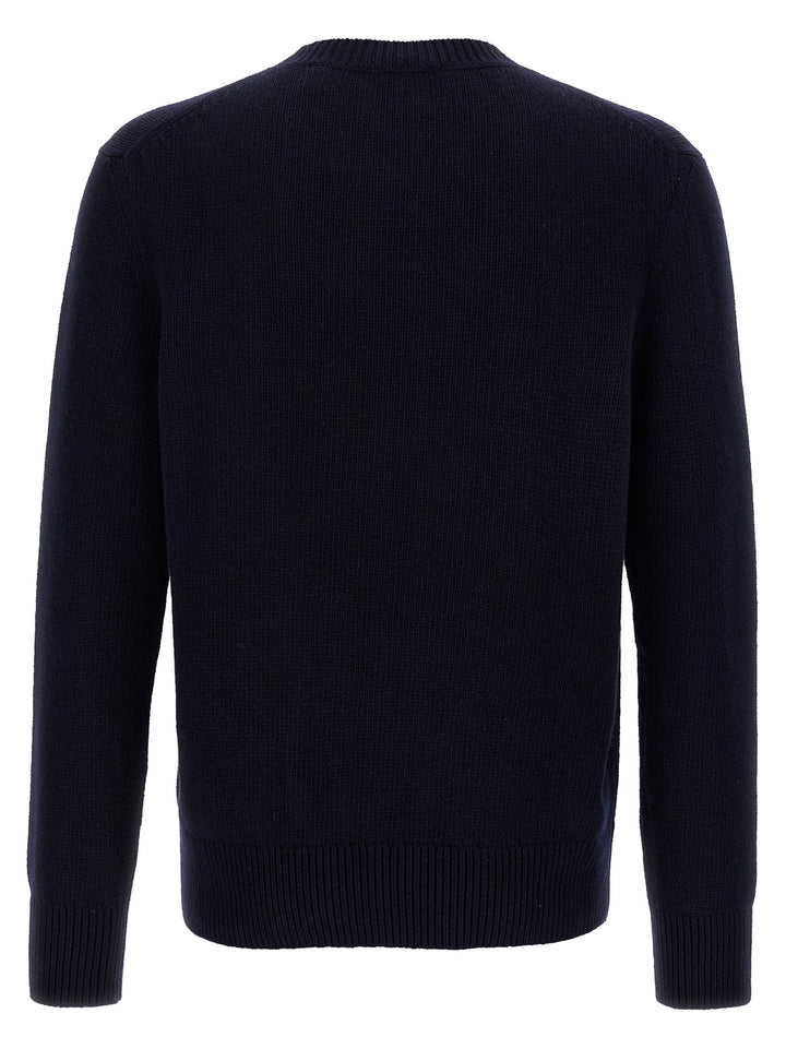 Burberry Logo Intarsia Sweater Sweaters and Cardigans - Blue | 2be48dafddba2af7689a75848d83a73de8557cdf