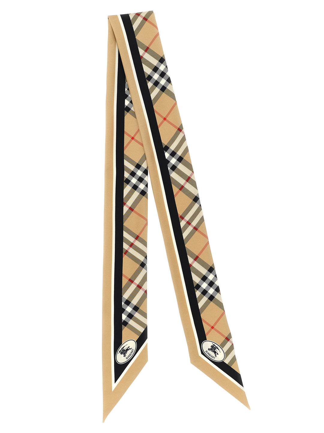 Burberry Silk Bandeau Scarves and Foulards - Beige | 9ca26a4c5e078d9a336ed7841fdfd92e4c86746e