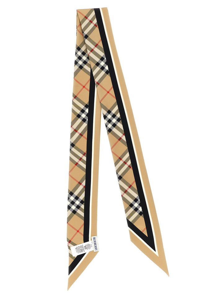 Burberry Silk Bandeau Scarves and Foulards - Beige | 8910a36e78dda79a6d4c52bacd852db6ee27c637
